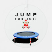 Trampoline Gymnastics Holiday Gift Metalen Ornament (Voorkant)