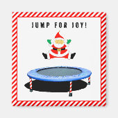 Trampoline Gymnastics Stocking Stuffers Magneet (Voorkant)