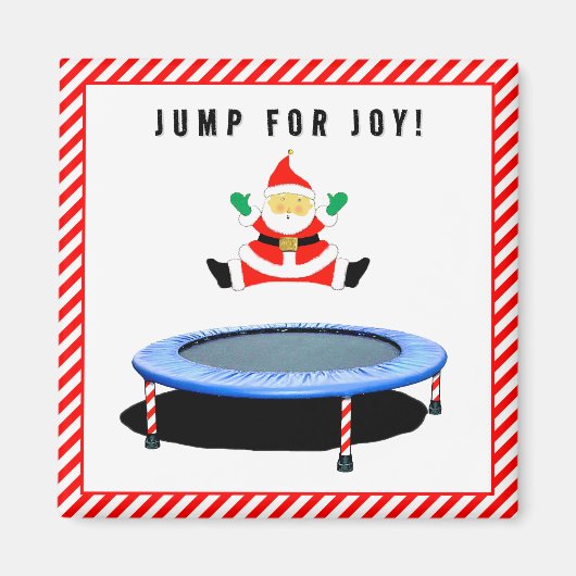 Trampoline Gymnastics Stocking Stuffers Magneet (Voorkant)
