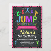 Trampoline Invitation Print Save The Date (Voorkant)
