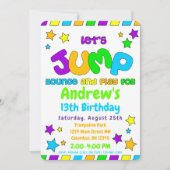 Trampoline Jump Park Partij Kaart (Voorkant)