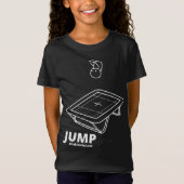 Trampoline JUMP shirt donker (Voorkant)