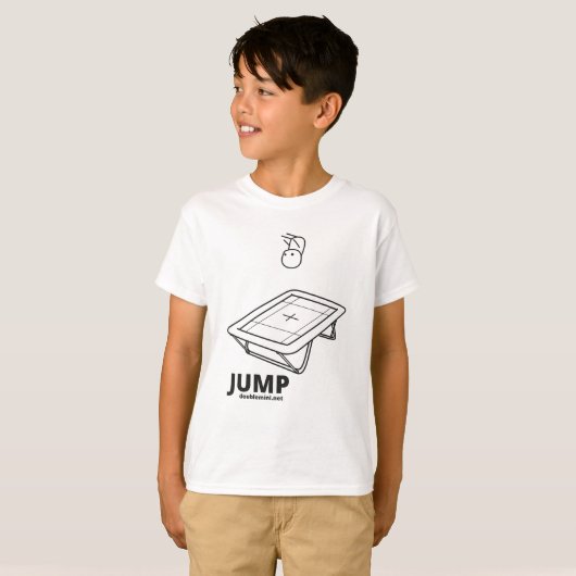 Trampoline JUMP T-shirt (Voorkant volledig)