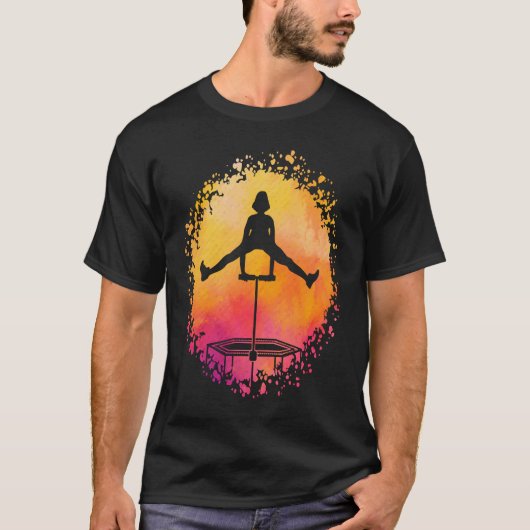 Trampoline Jumping Trampoline Gymnastics 18 T-shirt (Voorkant)