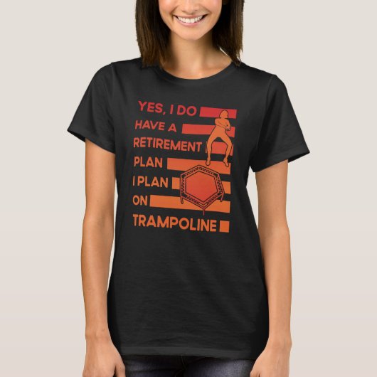 Trampoline Jumping Trampoline Gymnastics 22 T-shirt (Voorkant)
