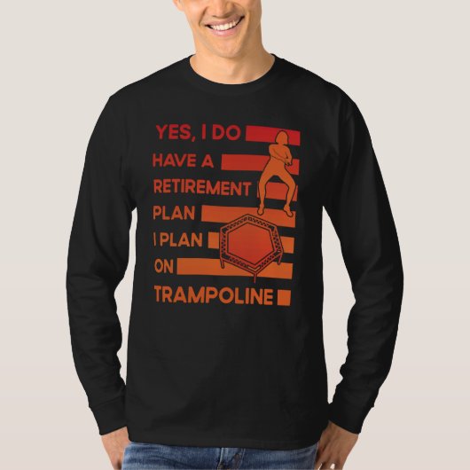 Trampoline Jumping Trampoline Gymnastics  22 T-shirt (Voorkant)