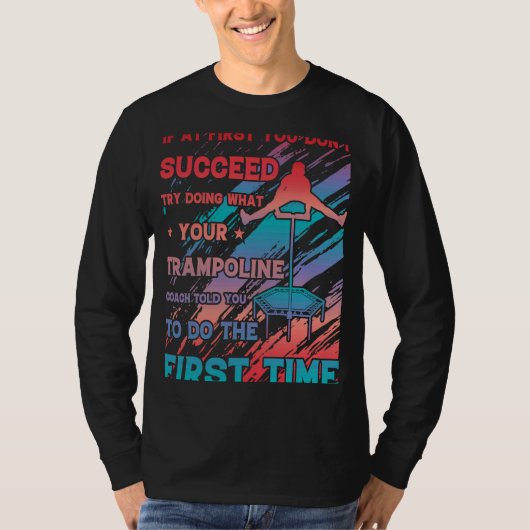 Trampoline Jumping Trampoline Gymnastics 22 T-shirt (Voorkant)