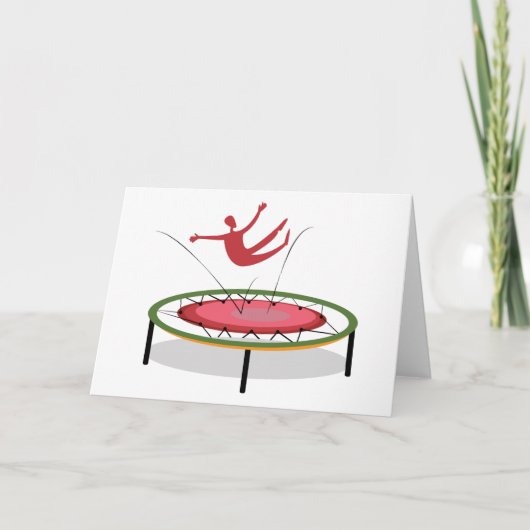 Trampoline Kaart (Voorkant)