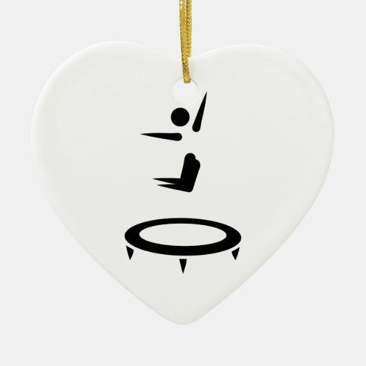 Trampoline Keramisch Ornament (Voorkant)