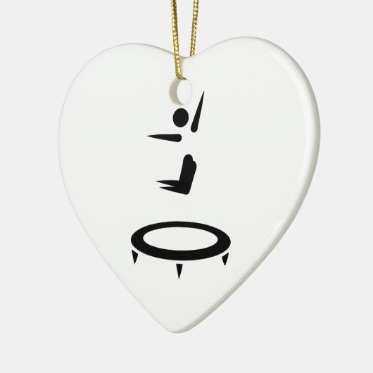 Trampoline Keramisch Ornament (Links)