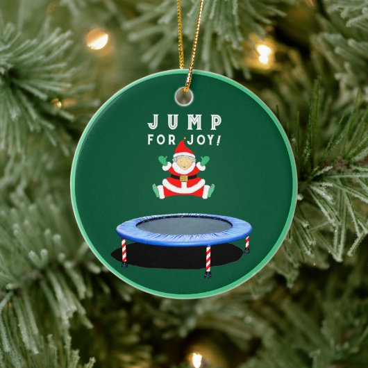 Trampoline Kerst Collectie Keramisch Ornament (Boom)