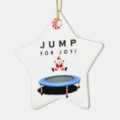 Trampoline Kerst Collectie Keramisch Ornament (Links)