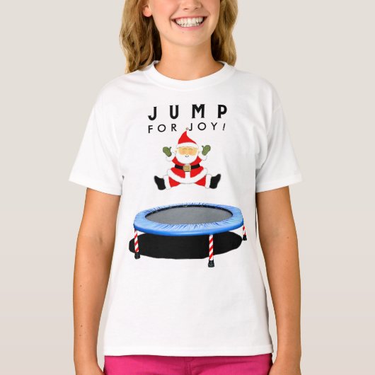 Trampoline kerst t-shirt (Voorkant)