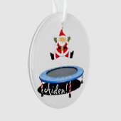 Trampoline Kerstcadeau Ornament (voorkant)