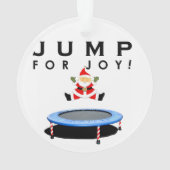 Trampoline Kerstcadeau Ornament (achterkant)
