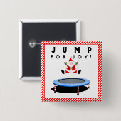 Trampoline Kerstcadeau Vierkante Button 5,1 Cm (Voorkant /achterkant)