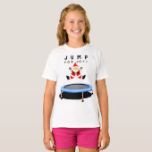 Trampoline Kerstmis T-shirt (Voorkant volledig)