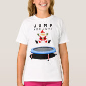 Trampoline Kerstmis T-shirt (Voorkant)