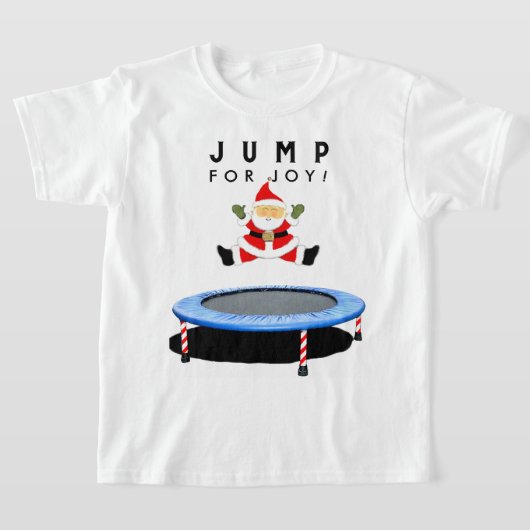 Trampoline Kerstmis T-shirt (Laagn)