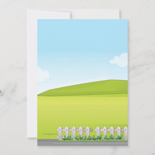 Trampoline Kids Verjaardagsfeest Kaart (Achterkant)