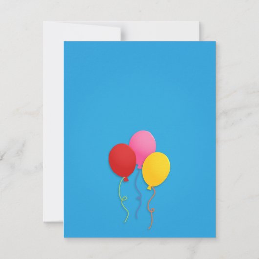 Trampoline Kids Verjaardagsfeestje Uitnodigingen (Achterkant)