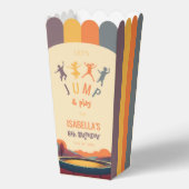 Trampoline Kind Verjaardagsfeest Jump and Play Ret Bedankdoosjes (Achterkant)