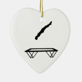 Trampoline-man Keramisch Ornament (Rechts)