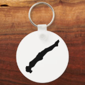 Trampoline meisje sleutelhanger (Voorkant)