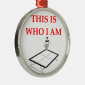 trampoline metalen ornament (Rechts)