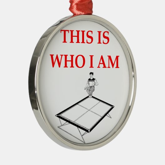 trampoline metalen ornament (Rechts)