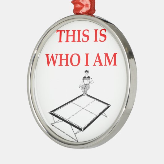 trampoline metalen ornament (Links)