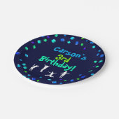 Trampoline of Bounce Party Paper Borden Papieren Bordje (Gekanteld)