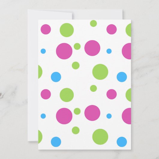 Trampoline Park Birthday Kaart (Achterkant)