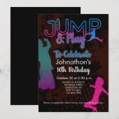 Trampoline Park Birthday Kaart (Voorkant / Achterkant)