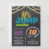 Trampoline Park Kinderen van Birthday Kaart (Voorkant)