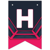 Trampoline Park - Laten we springen rode verjaarda Vlaggetjes (Tweede vlag)