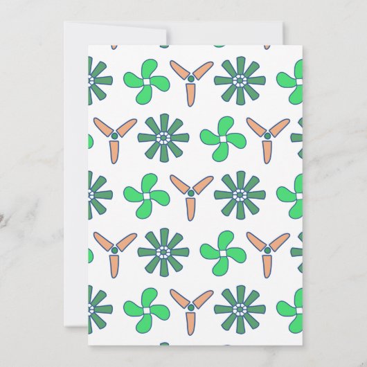 Trampoline Park Soar en Spin Blue Birthday Kaart (Achterkant)