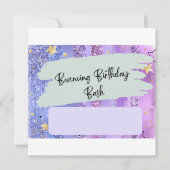 Trampoline park verjaardagsuitnodiging, binnenpart kaart (Voorkant)