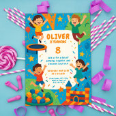Trampoline Party Fun – Jump Verjaardag Kaart