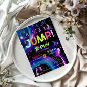 trampoline party | gezamenlijke Jump Birthday Part Kaart