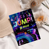 trampoline party | gezamenlijke Jump Birthday Part Kaart