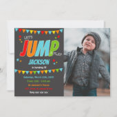 Trampoline Party Thema voor kinderen Kaart (Voorkant)