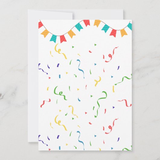 Trampoline Party uitnodiging, Jump & Bounce Party Kaart (Achterkant)