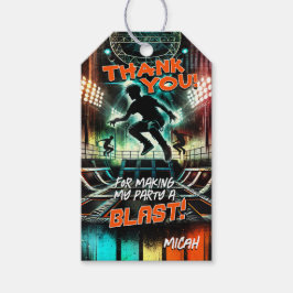 Trampoline Party voor Label Cadeaulabel