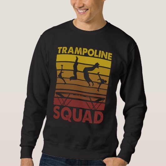 Trampoline Squad Springen Trampoline Turnen Trui (Voorkant)