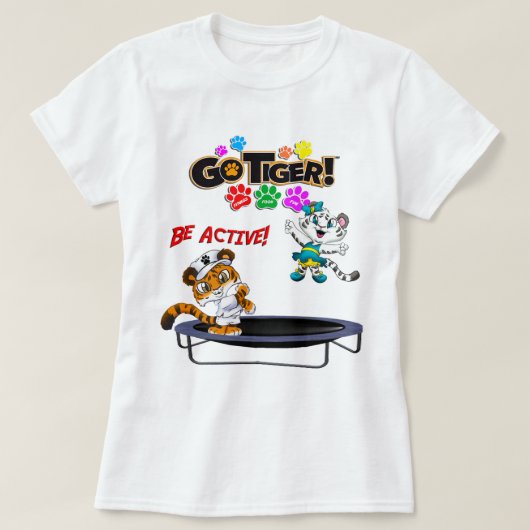 Trampoline T-shirt (Design voorkant)