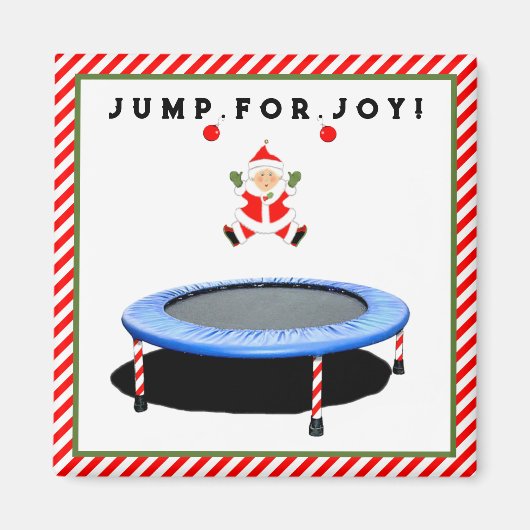 Trampoline Turnen Kousen Vullers Magneet (Voorkant)