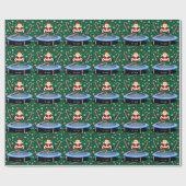 Trampoline Turngift Cadeaupapier (Vlak)