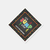 Trampoline Verjaardagsfeest Servet - Jongen (Hoek)