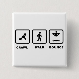 Trampoline Vierkante Button 5,1 Cm